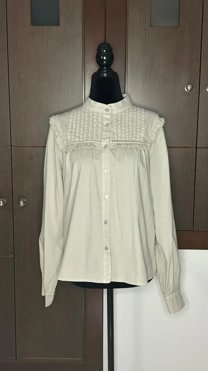 Camisa Lisa Volante - Imagen 6
