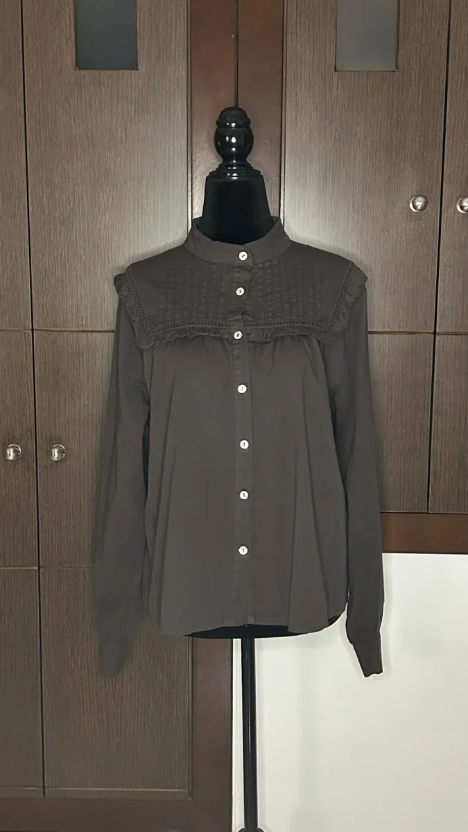 Camisa Lisa Volante - Imagen 7