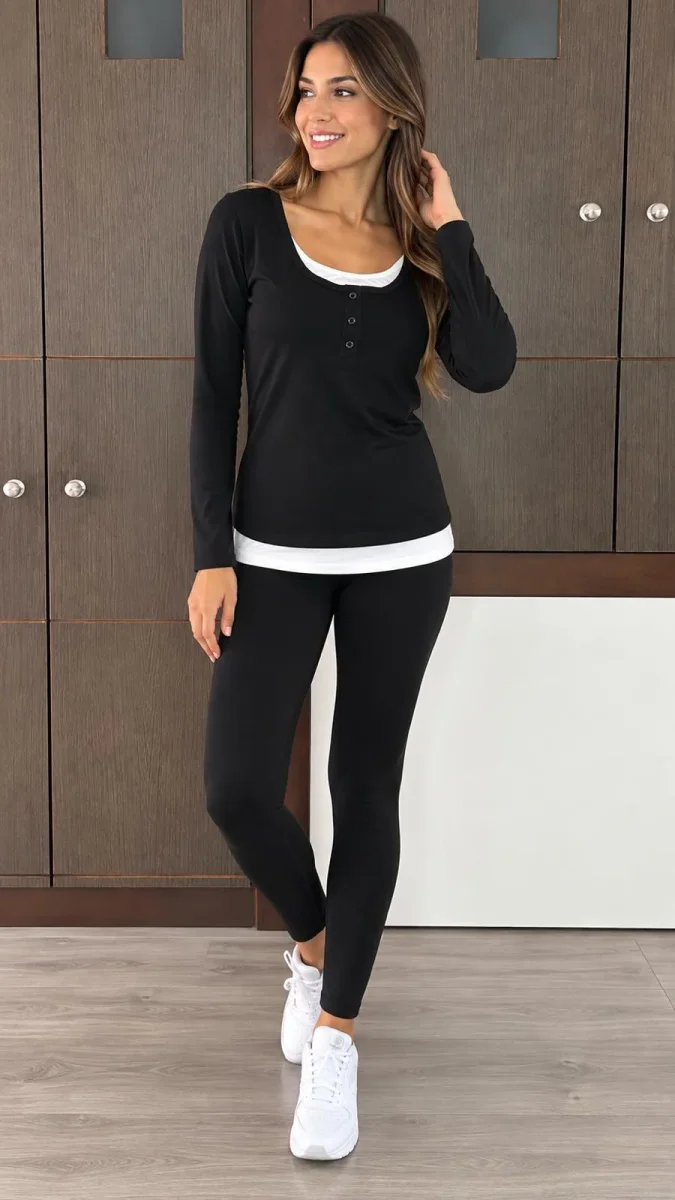 Camiseta Cuello Doble