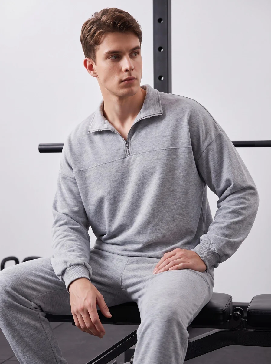 Men's Quarter Zip Sweatshirt