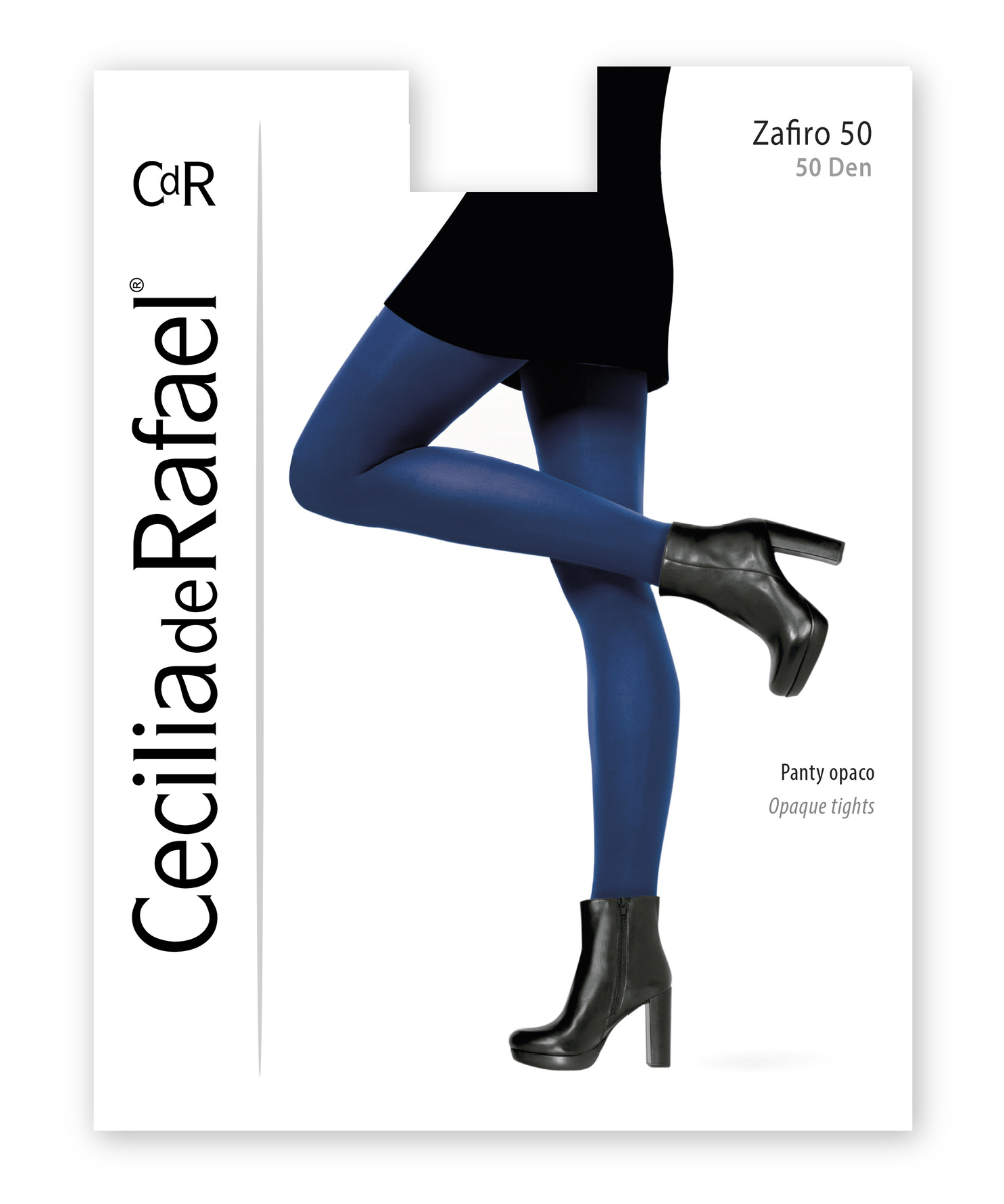Panty Opaco y Mate Zafiro 50 – 50 Den de Cecilia de Rafael