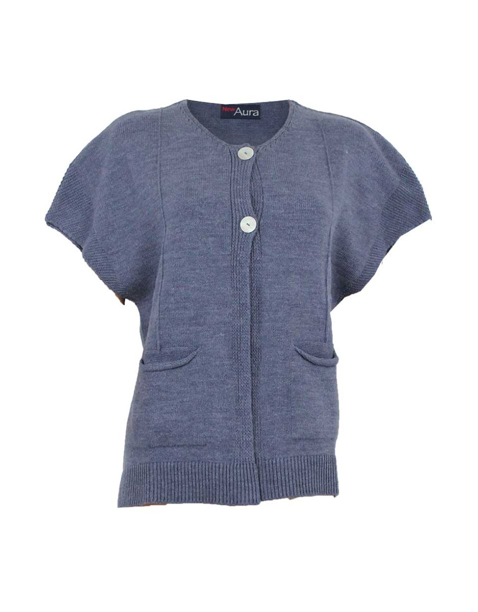 Chaleco mujer con dos botones con bolsillos