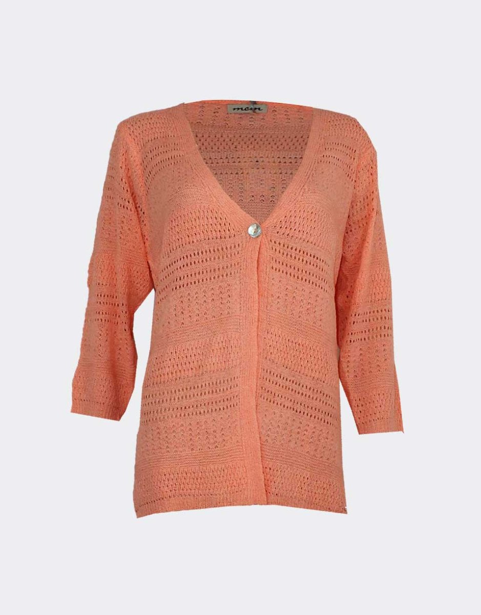 Chaqueta mujer punto calada VERANO - Imagen 4