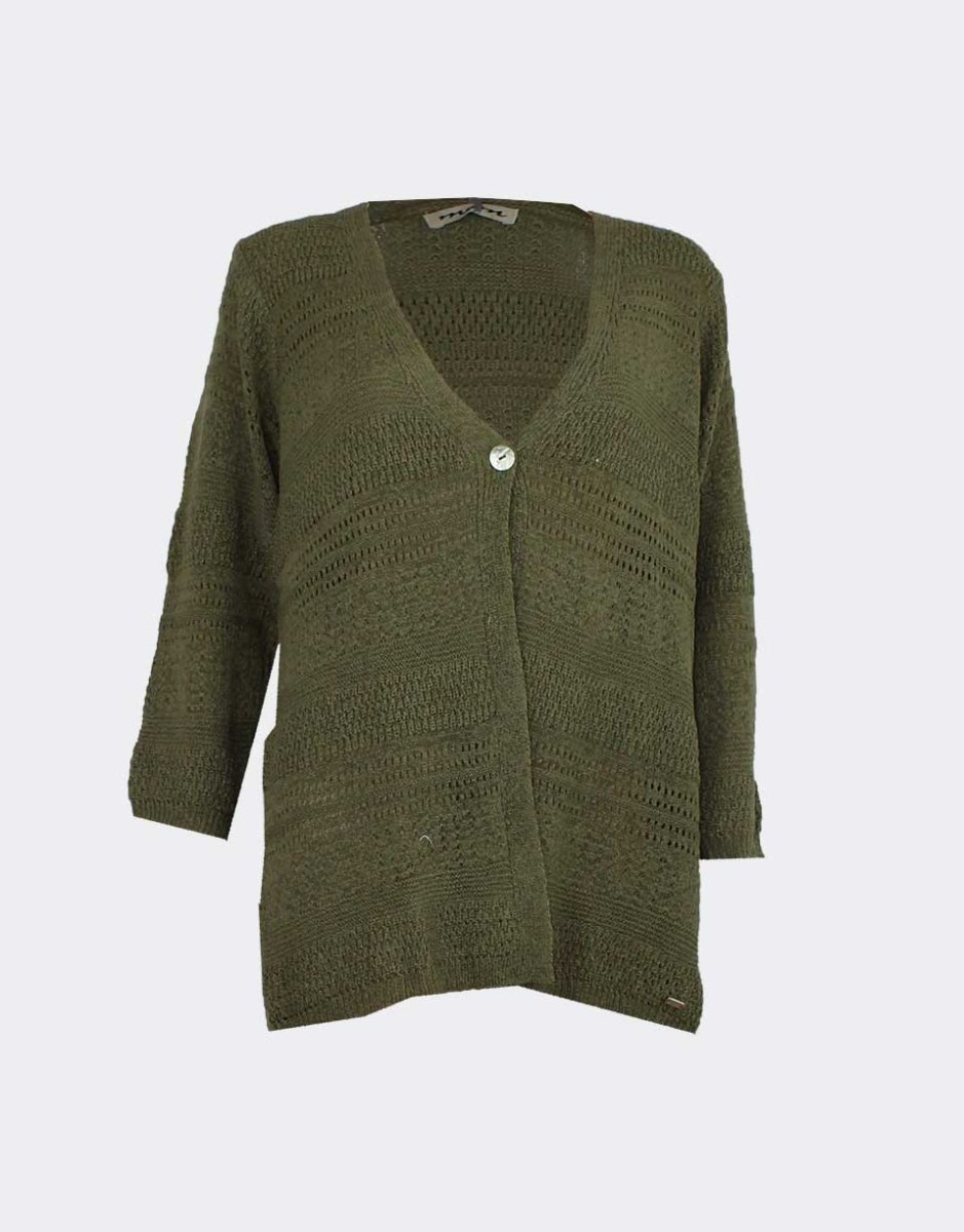 Chaqueta mujer punto calada VERANO - Imagen 3