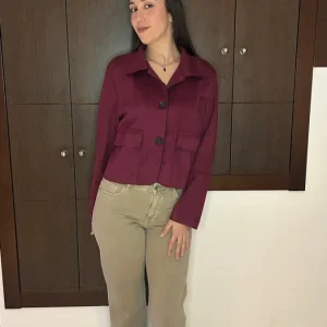 Chaqueta Antelina Bolsillos