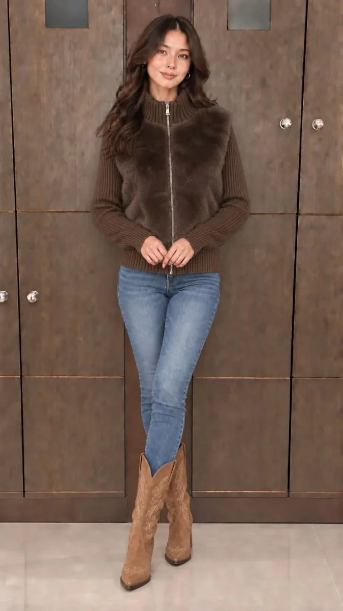 Chaqueta Con Pelo