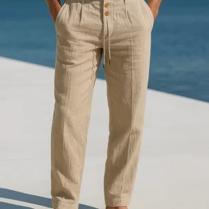 Matteo | Pantalones de lino ligeros para el verano