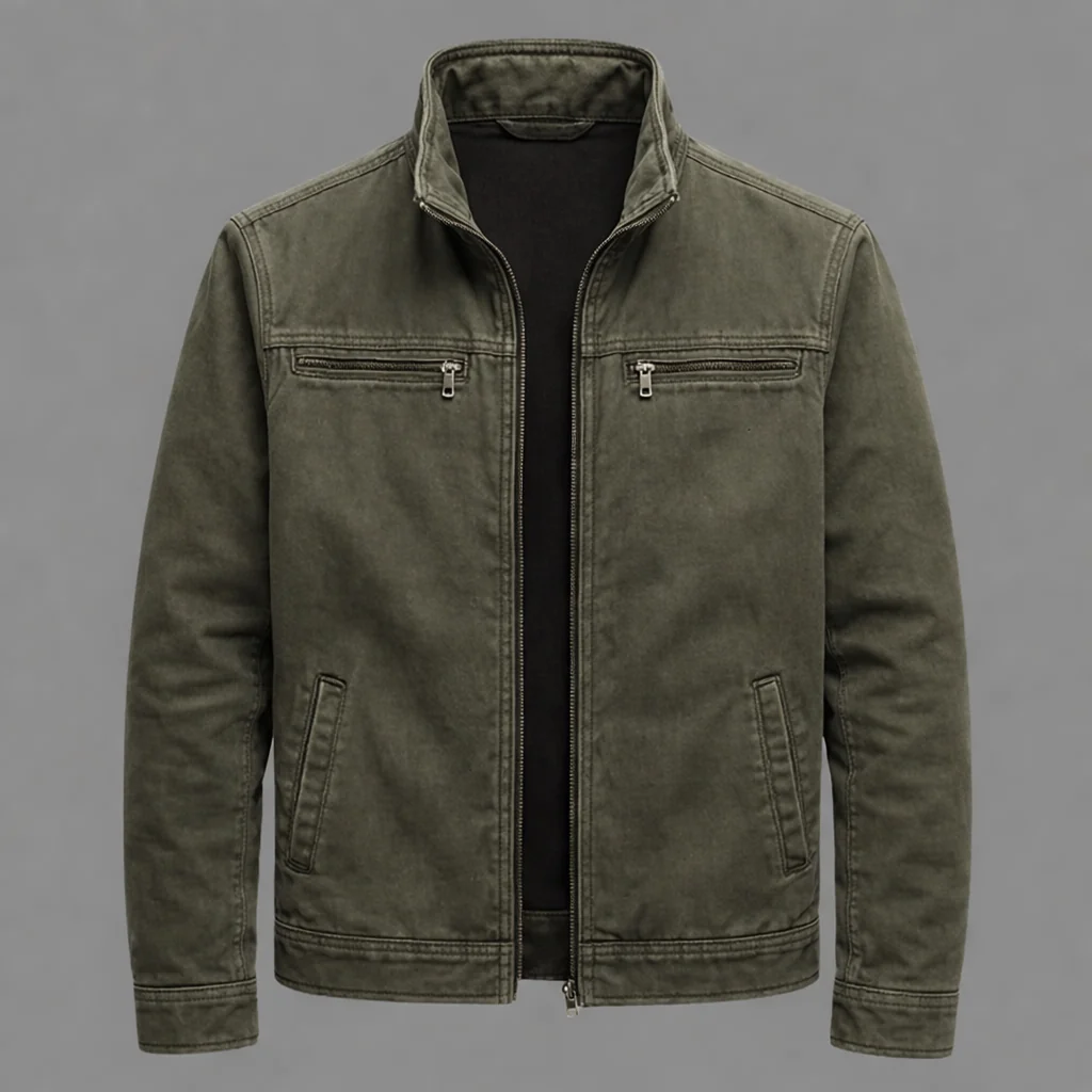 Chaqueta Vintage de Algodón con Cremallera - Carlos - Imagen 6