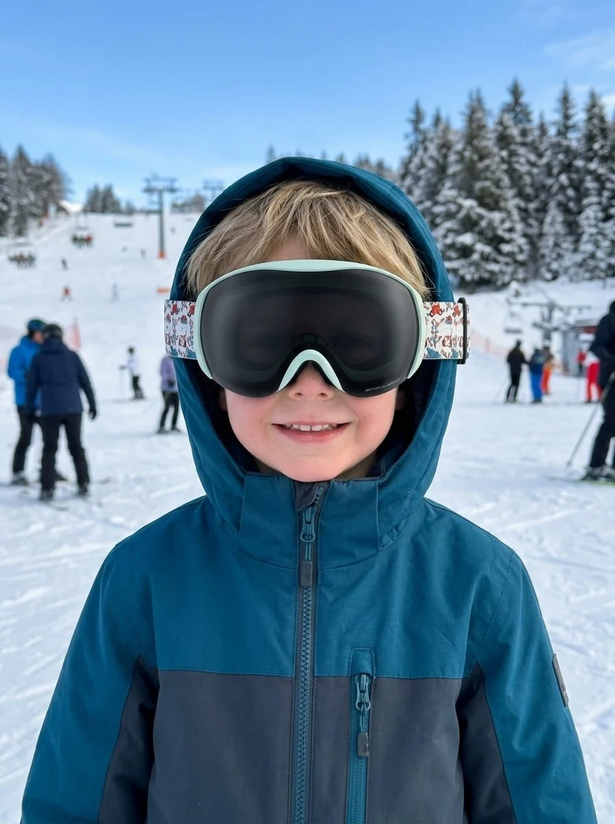 Children Double‑Layer Anti‑Fog Snow Goggles