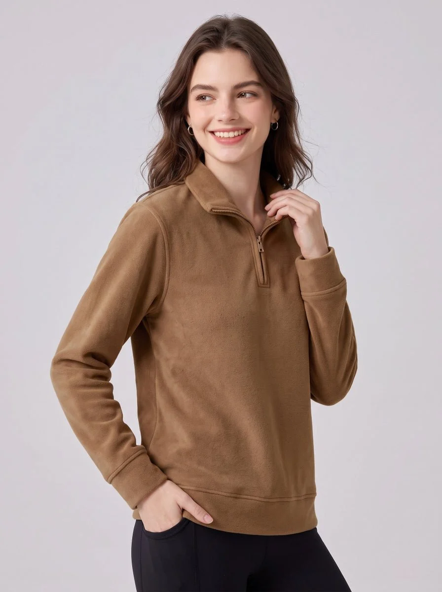 Women's Fleece Pullover Sweatshirt - Imagen 9