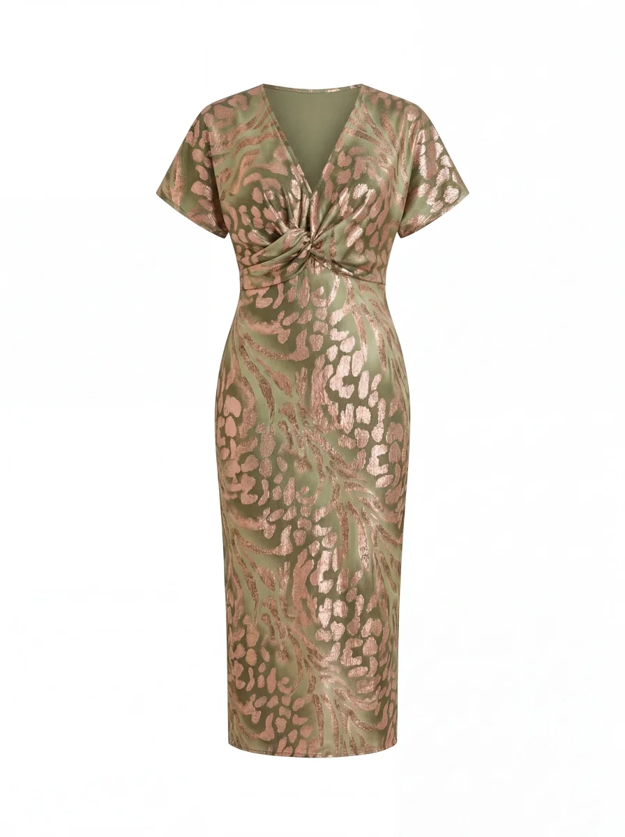 Vestido elegante de tejido ligero y fluido - Giulia - Imagen 6