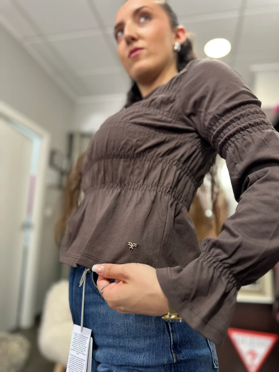Blusa silbon chocolate - Imagen 5
