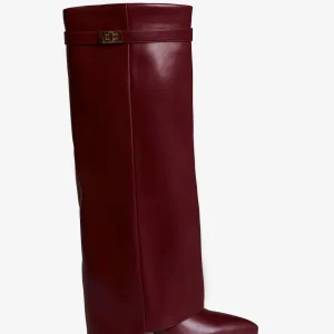 Botas altas de Piel Vegana Premium Lavista - Burdeos