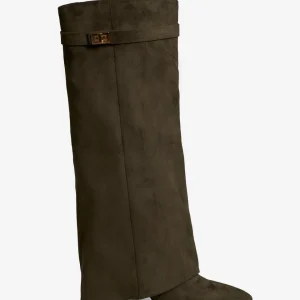Botas altas de ante Lavista - Verde oliva
