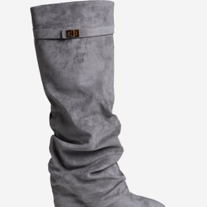 Botas altas de ante Lavista Slouchy - Gris