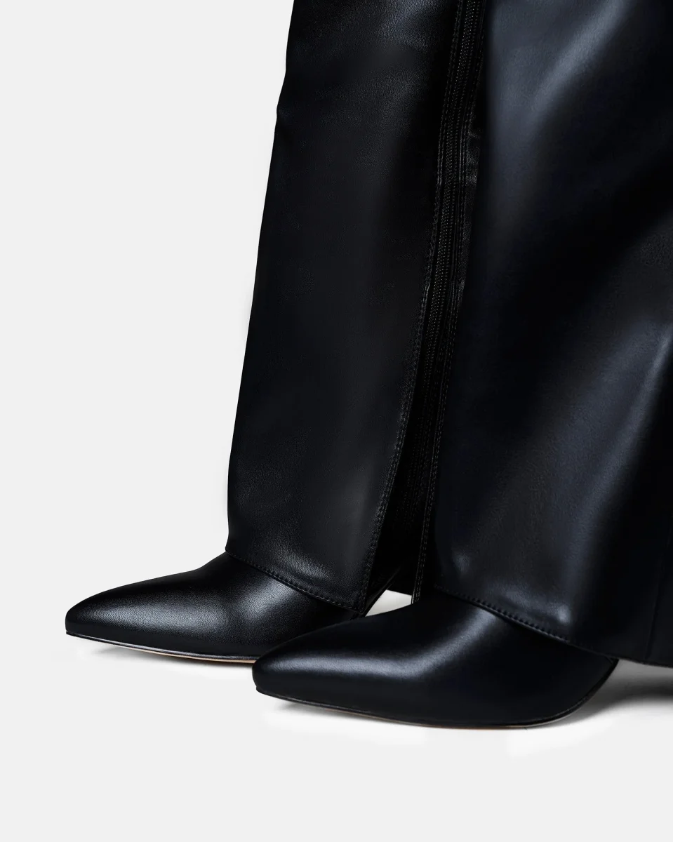 Botas altas de Piel Vegana Premium Lavista - Negro - Imagen 7