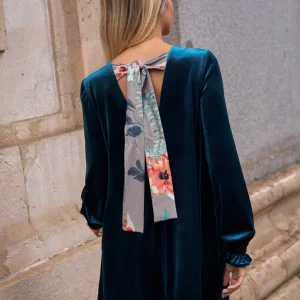 Vestido Icon velvet esmeralda