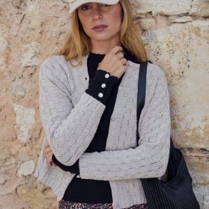 Chaqueta Alexia piedra