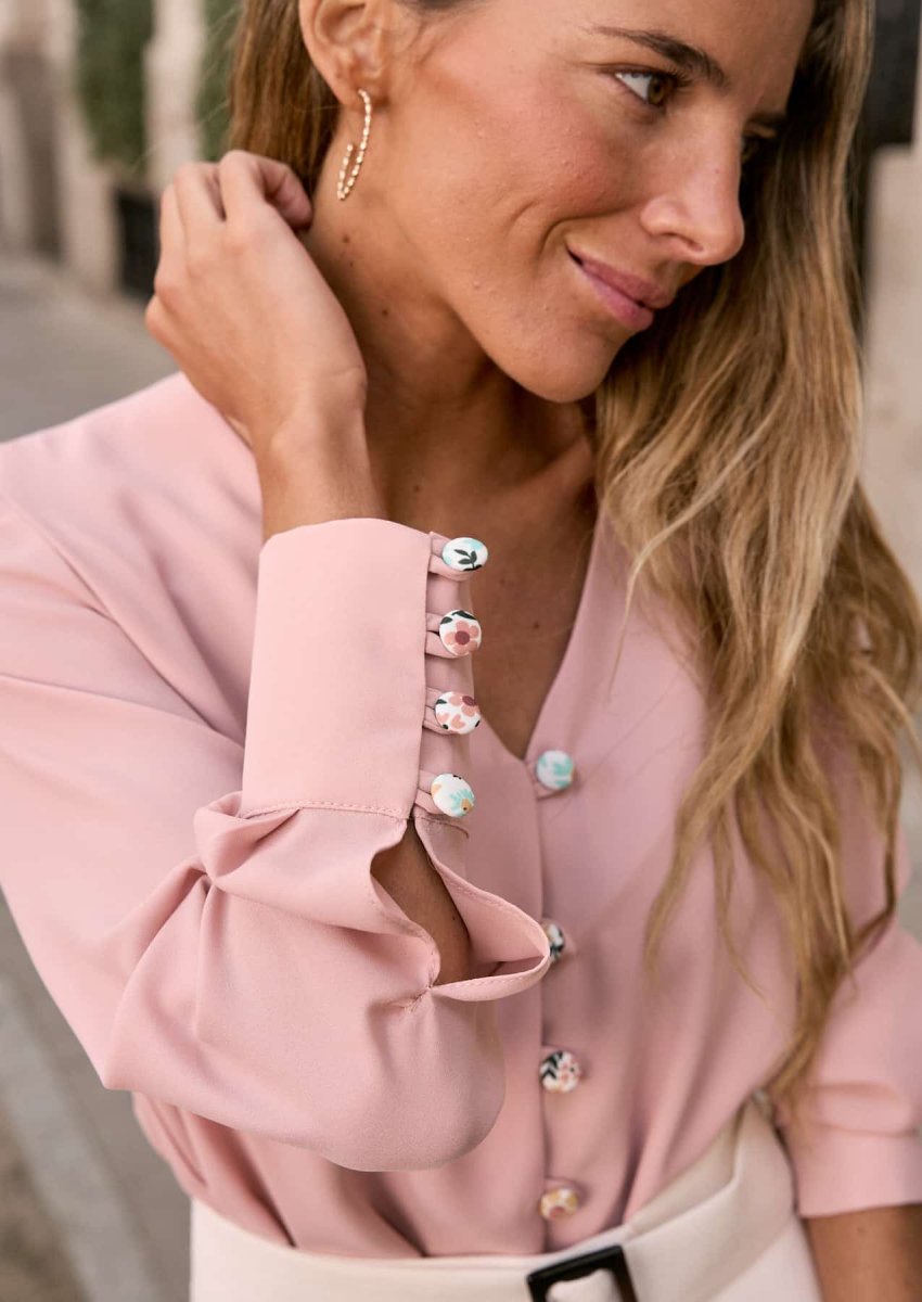 Blusa Ana rosa - Imagen 5