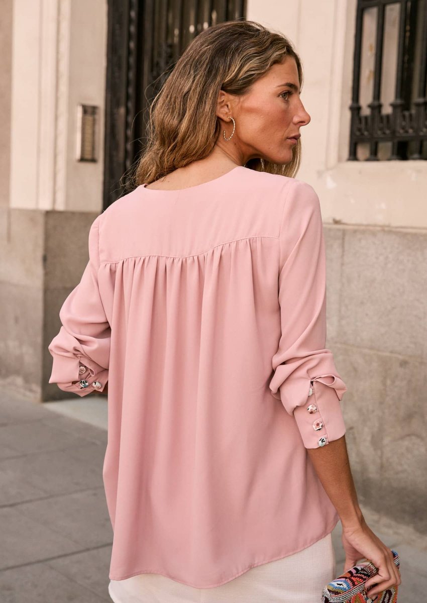 Blusa Ana rosa - Imagen 6