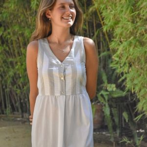 Camisón adorno gris