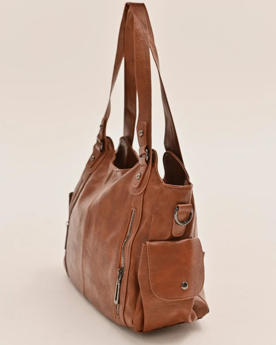 Bolso urbano It girl - Camel - Imagen 5