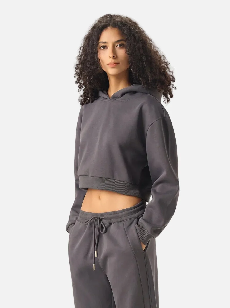 Cropped Boxy Heavyweight Hoodie