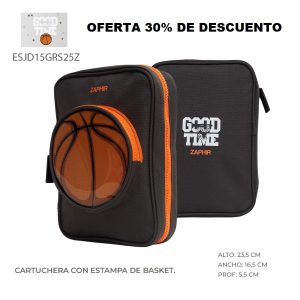 ESJD15GRS25Z CARTUCHERA DE BASKET
