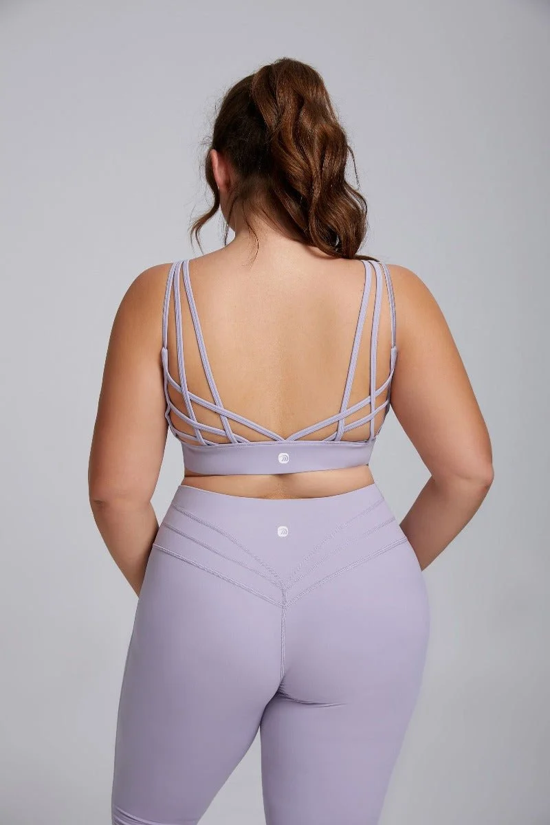 Plus Size High Support Shockproof Yoga Bra - Imagen 4
