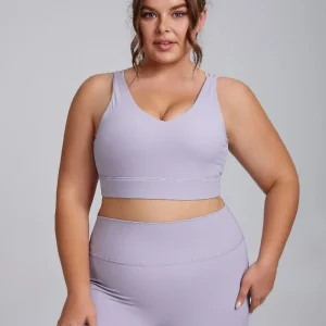 Plus Size High Support Shockproof Yoga Bra