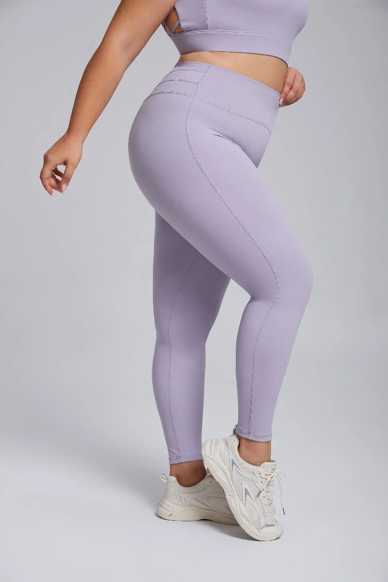 UPF 50+ Plus Size Yoga Pants - Imagen 2