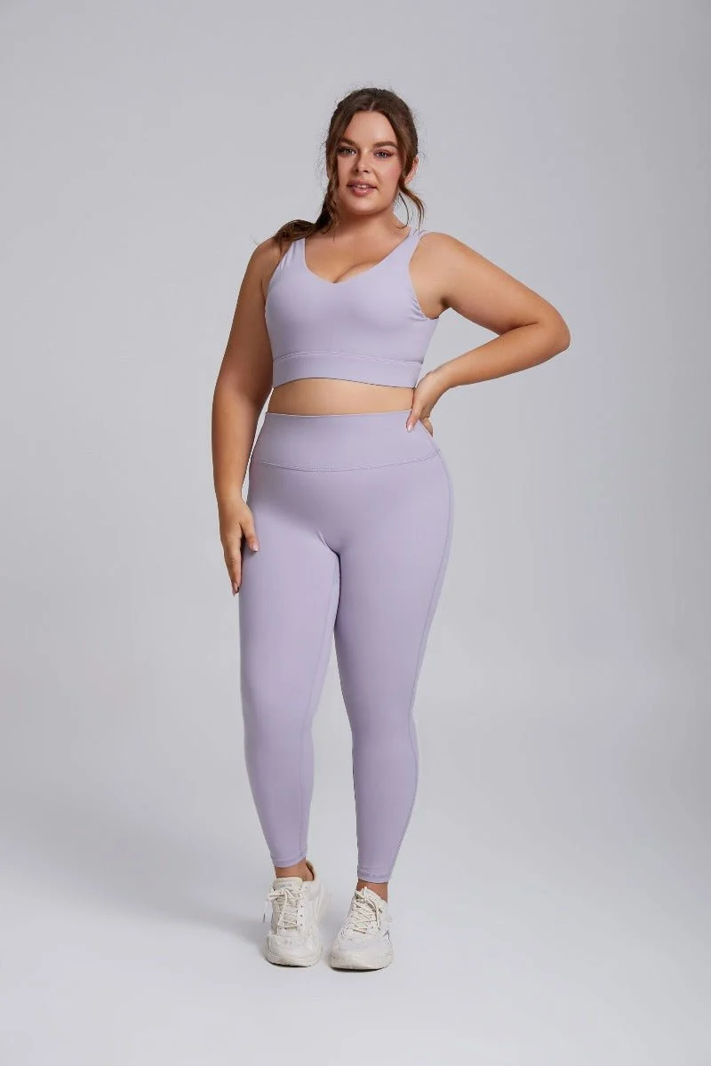 UPF 50+ Plus Size Yoga Pants - Imagen 5