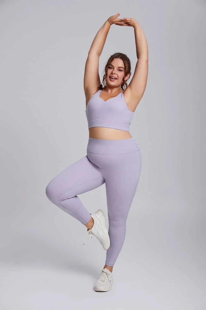 UPF 50+ Plus Size Yoga Pants - Imagen 6