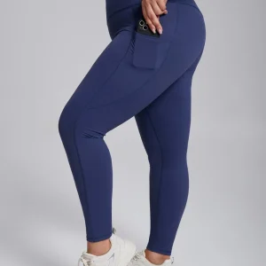 Plus Size Side Pocket Yoga Leggings