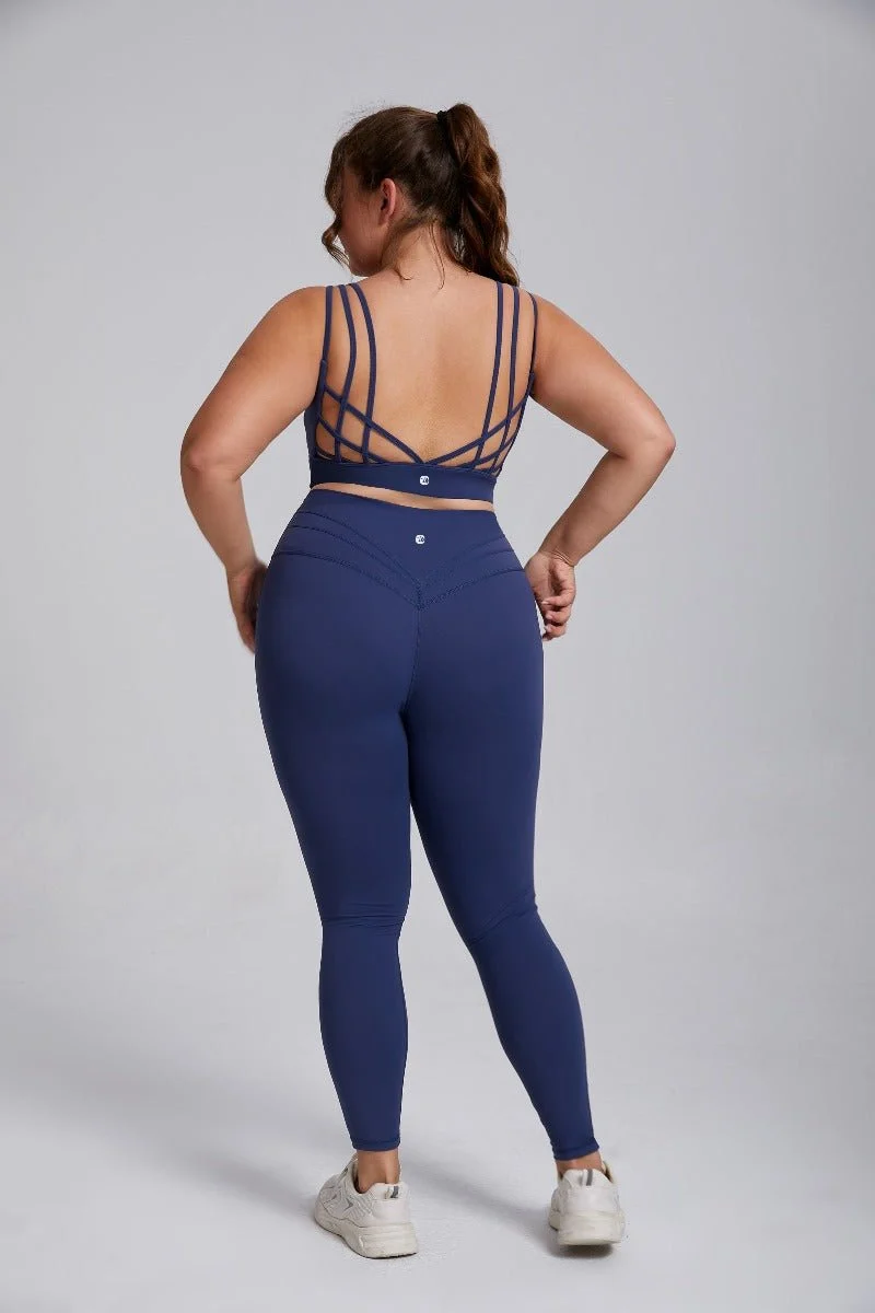 Plus Size High Support Shockproof Yoga Bra - Imagen 6