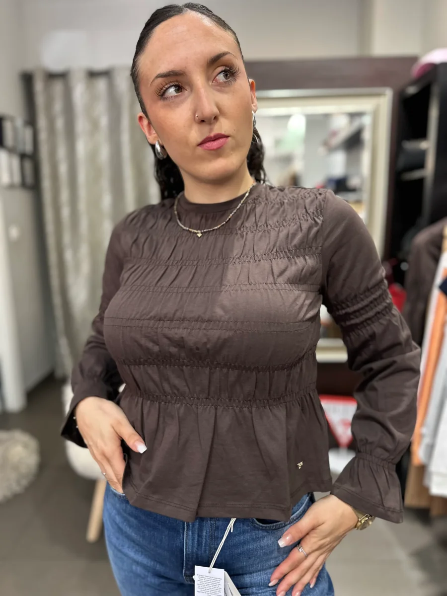 Blusa silbon chocolate - Imagen 4
