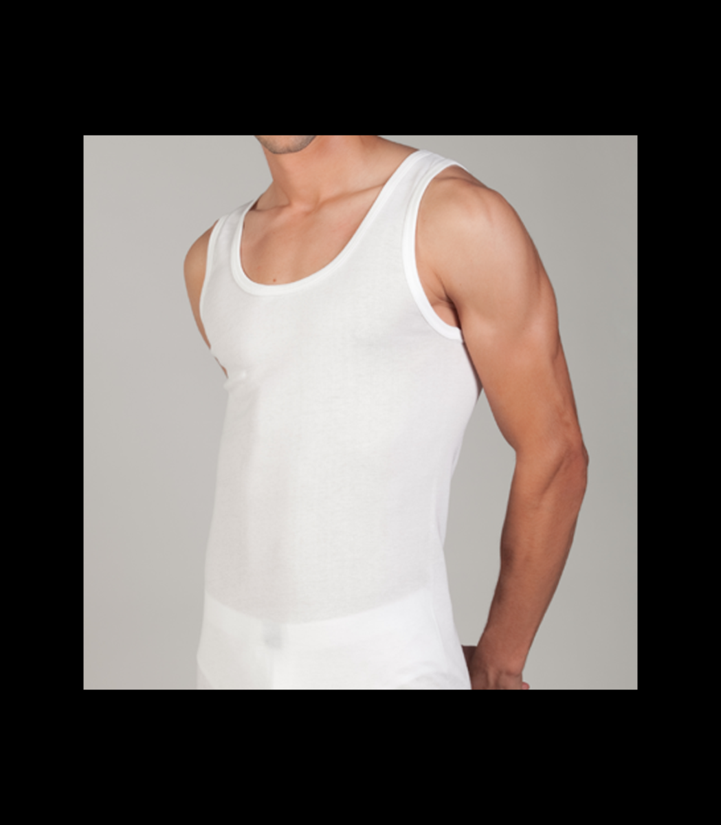 Camiseta Hombre Ferrys Tirantes. 5280. Blanco - Imagen 5