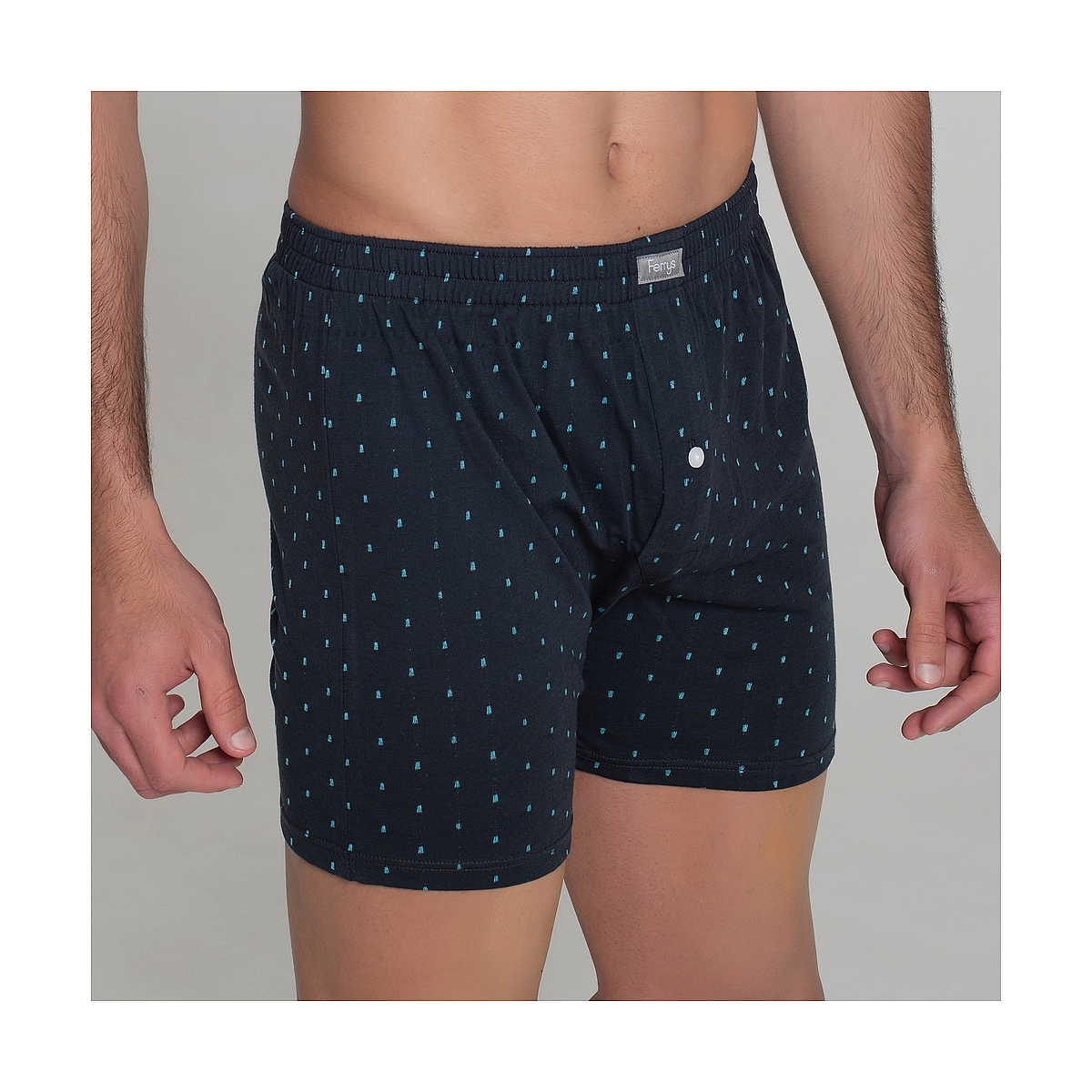 Boxer Abierto con Botón Bordado Topos. Ferrys. 5092 - Imagen 6