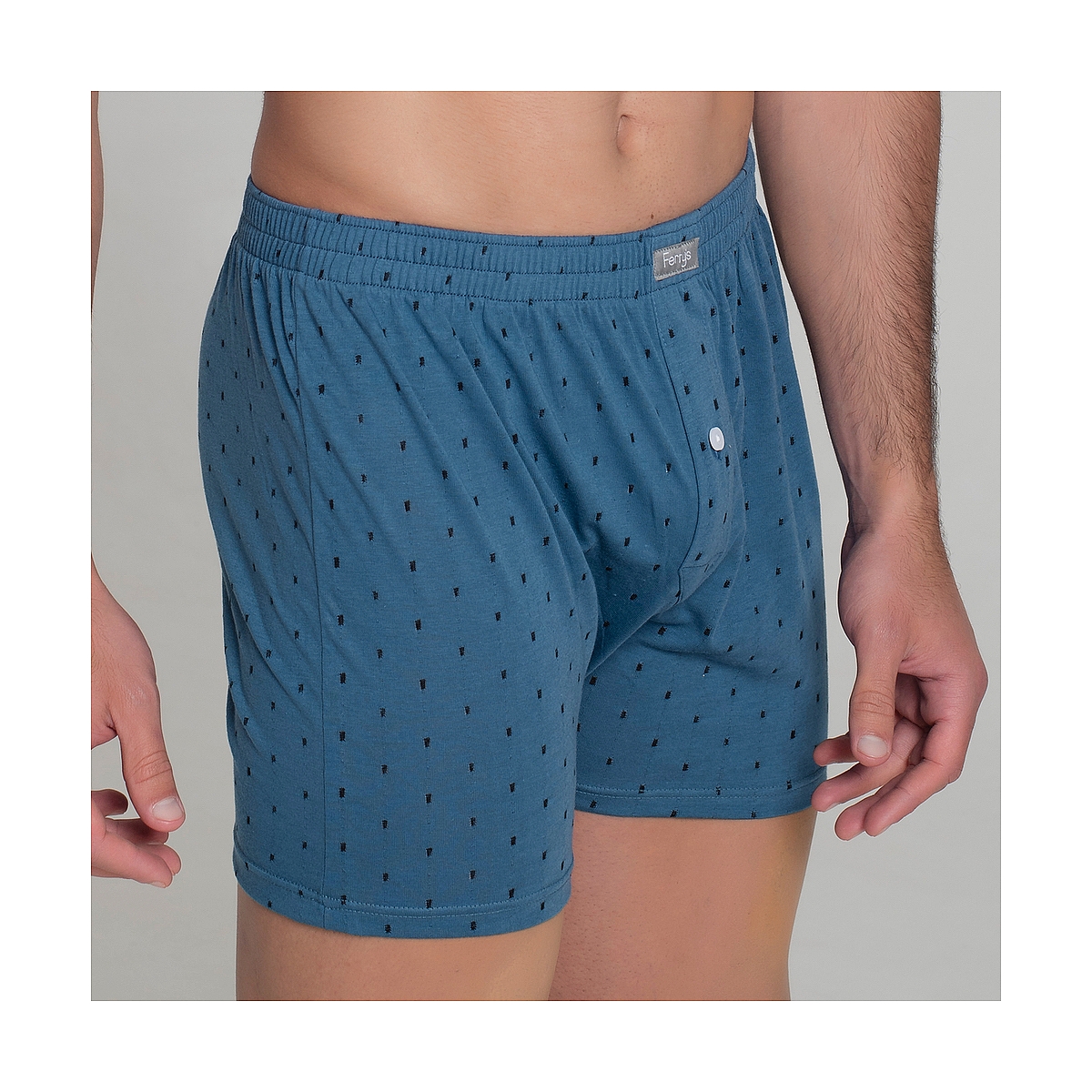 Boxer Abierto con Botón Bordado Topos. Ferrys. 5092 - Imagen 9