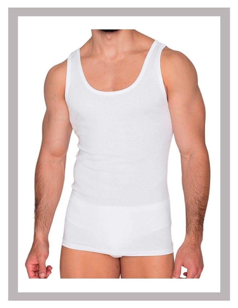 Camiseta Hombre Ferrys Tirantes. 5280. Blanco