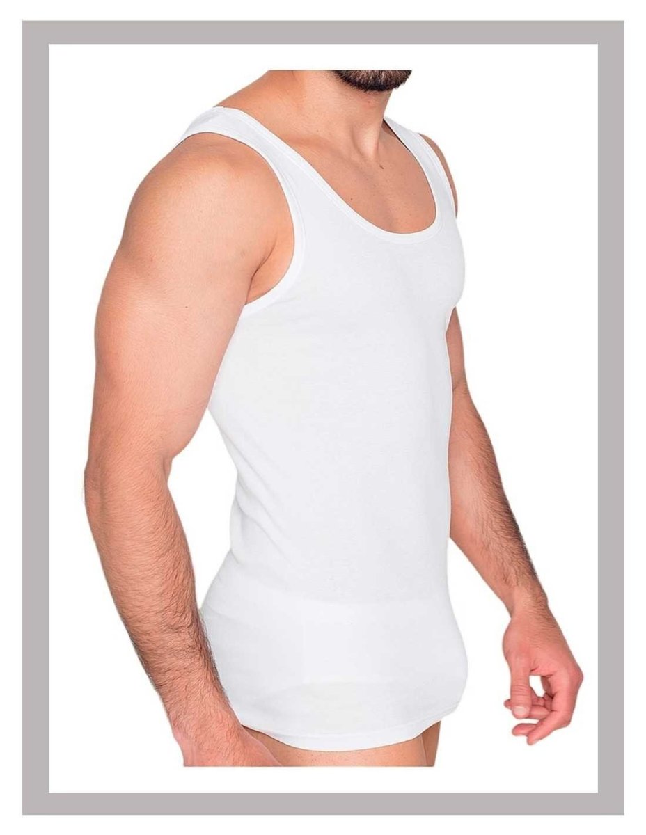 Camiseta Hombre Ferrys Tirantes. 5280. Blanco - Imagen 3