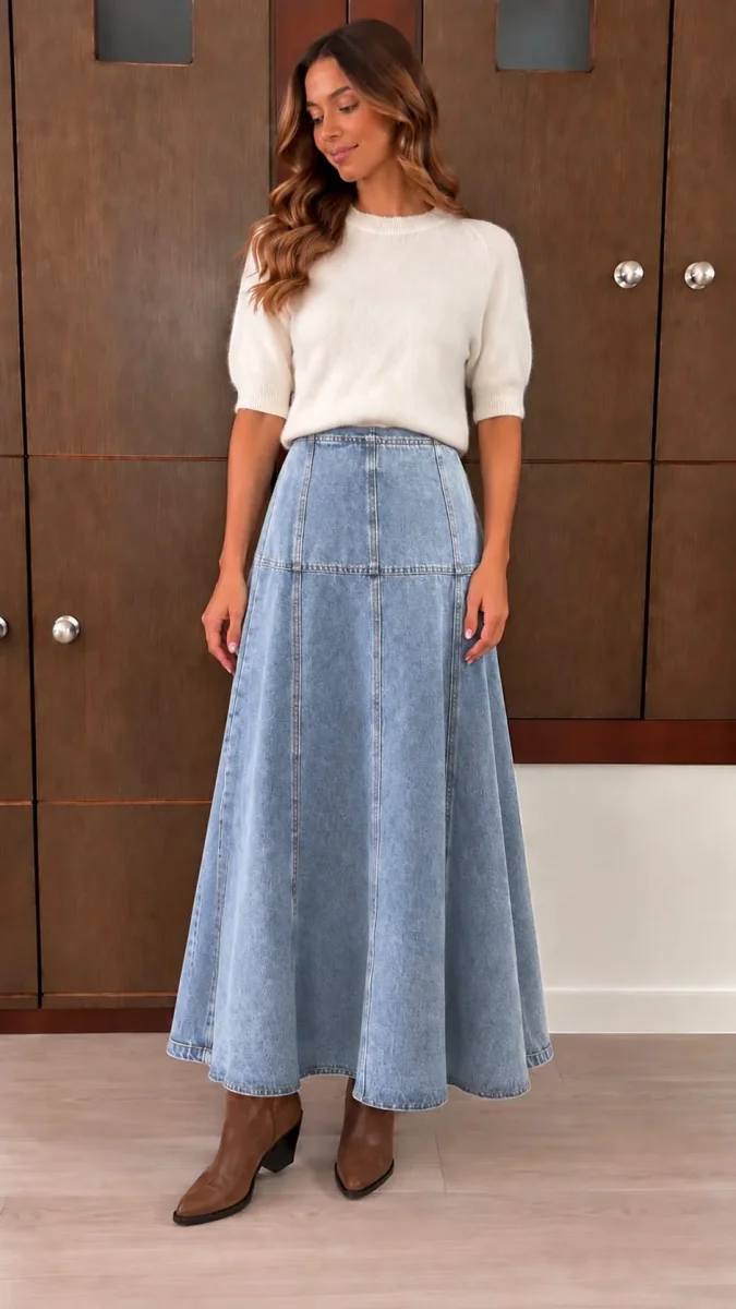 Falda Denim Marietta - Imagen 2