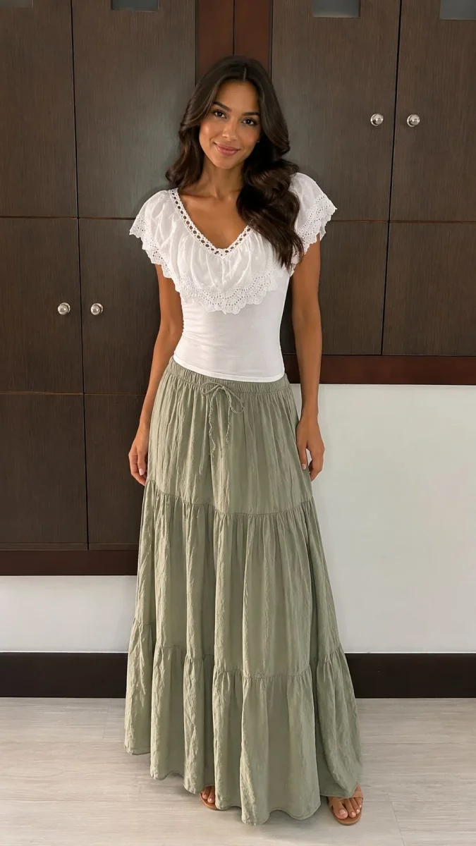 Falda Larga Fluida - Imagen 3