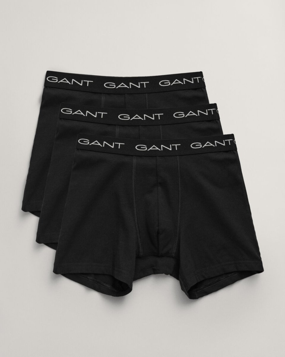 Pack de 3 Bóxers Color Negro de Gant - Imagen 2