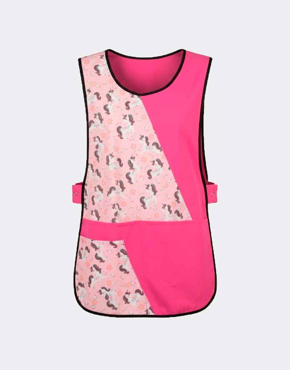 Estola o casulla rosa con dibujo de unicornios - Imagen 2