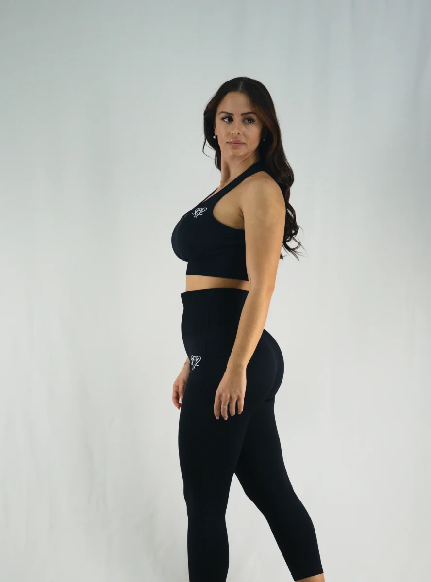 GymGlam Top Black - Imagen 3