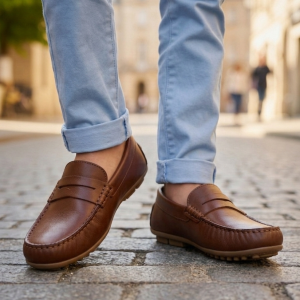 Mocasín piel napa