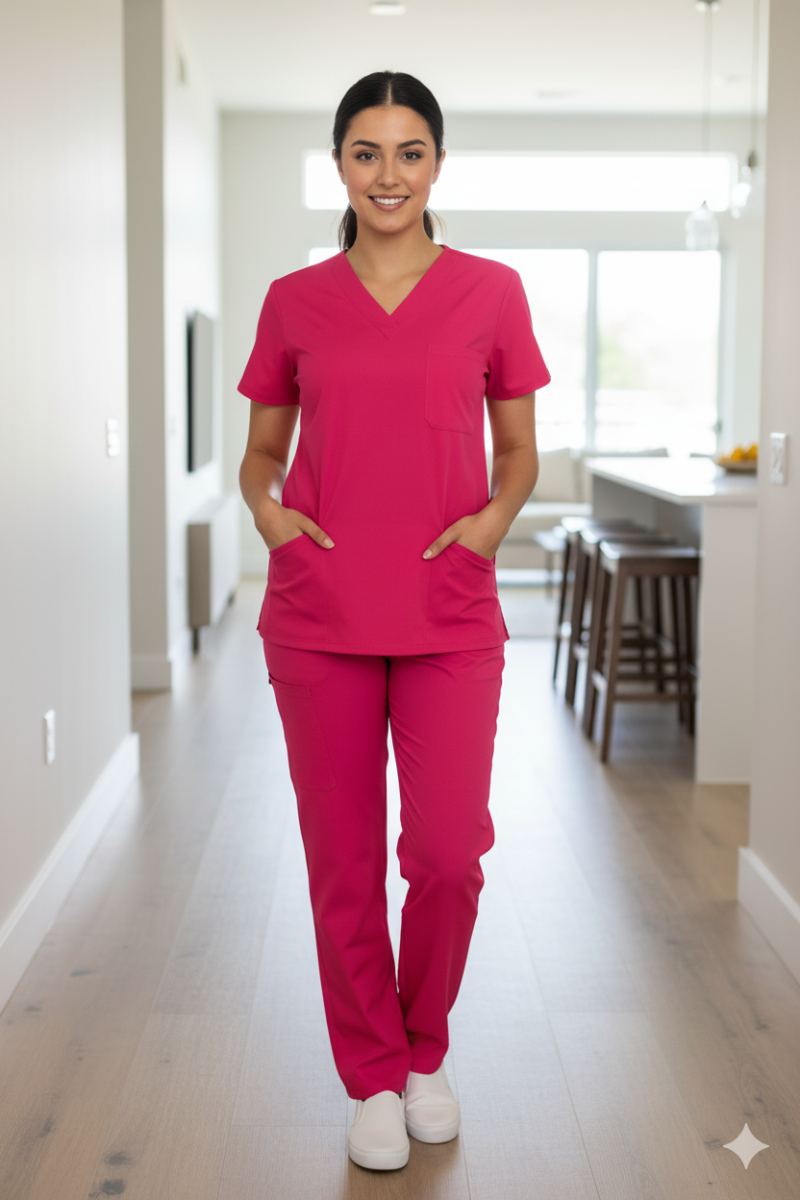 Casaca pico y pantalón fuxia - Imagen 2