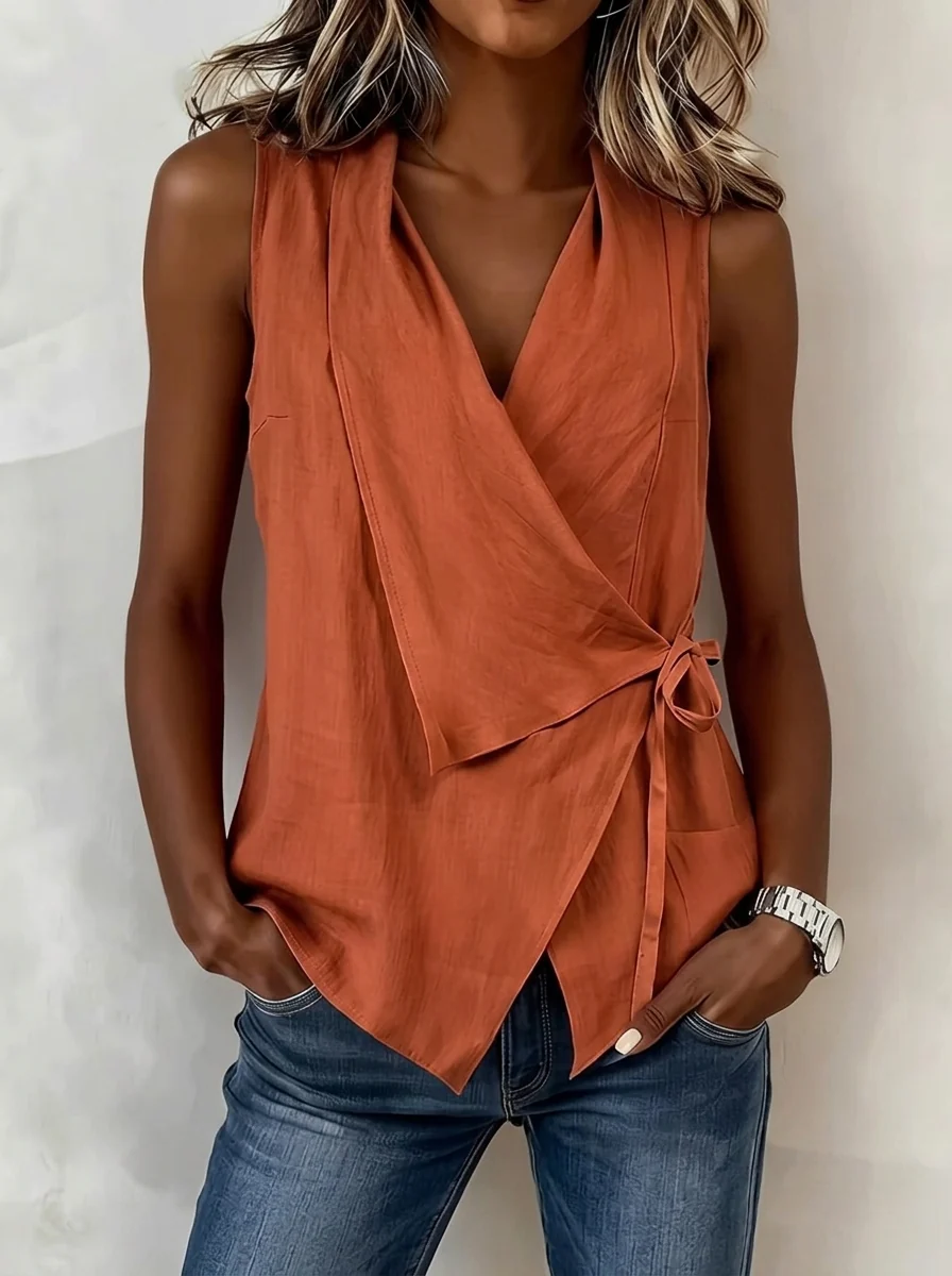 Loretta | Blusa sin mangas