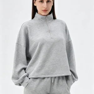 Casual Quarter Zip Pullover